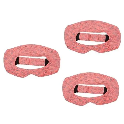 Produktbild: Gadpiparty 3 Stück Vr Brille Handy Virtual Reality Headsets Kopfhörer Heim Vr Headsets Gesichtszubehör Vr Augenmasken Abdeckung Gesicht Vr Schweißband Gesichtszubehör Polyester Orange