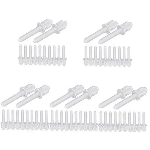 Produktbild: Gadpiparty 400 Stück Fensterladenriegel Universalwerkzeug Fensterladen Reparaturstifte Ersatzteile Für Fensterläden Fensterläden Fensterläden Reparatur Ersatzstifte Innenjalousien