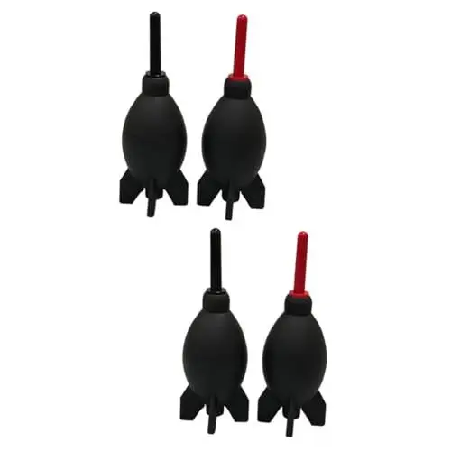 Produktbild: Gadpiparty 4 Stück Luftgebläse Zur Staubreinigung Kamera-luftgebläse Lcd-bildschirme Luftgebläse Tastatur Staub Elektrischer Staubwedel Kamerareiniger Staubtuch Rot Luftpumpe