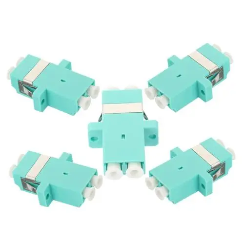 Produktbild: Gadpiparty 5 Stk Zu Faseranschlüsse Glasfaserkabelanschlüsse LWL- Soundbar Optik stoßverbinder Glasfaseradapter Steckverbinder für Glasfaserkabel Ethernet lc Konverter Koppler