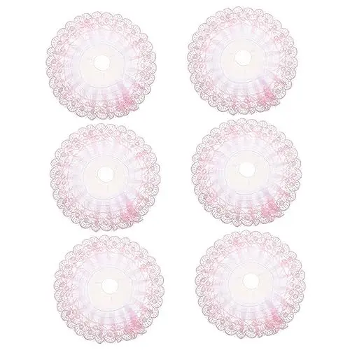 Produktbild: Gadpiparty 6 Stück Blumen Empfangs Spitzenhut Hochzeitsdekorationen Blumenstrauß Hochzeit Brautjungfernsträuße Hochzeitsblumen Accessoire Hochzeitsbedarf Hochzeitsaccessoires Für Bräute