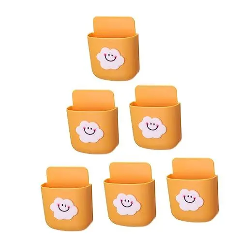 Produktbild: Gadpiparty 6 Stück Wandhalterung für Fernbedienungen Stifte Vielseitiger Organizer für Büro Gaming Bereich für Handys Fernsehzubehör Platzsparend Einfach zu Montieren