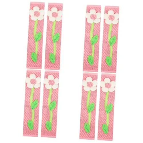 Produktbild: Gadpiparty 8 Stk Handschuhe Für Kühlschrankgriffe Griffschutz Ofengriffabdeckungen Küche Geschirrspülmittel Poteto Türabdeckung Griffhalter Für Kühlschrank Auto Kühlschrank Abs Polyester Rosa