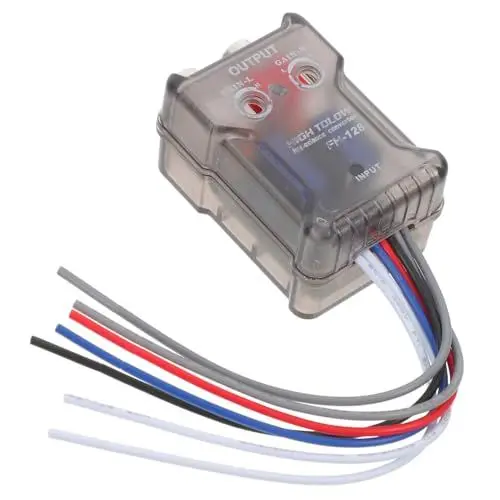 Produktbild: Gadpiparty Auto Stereo Radio Adapter High Zu Low Konverter Stereo Kabel Adapter Benutzerfreundliche Robuste Upgrade Ihre Hören