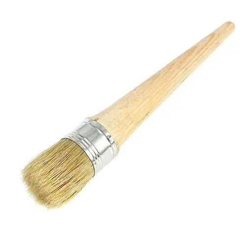 Produktbild: Gadpiparty Runder Pinsel Mit Naturborsten Durchmesser 40 Mm Zum Wachsen Von Möbeln Und Spalten