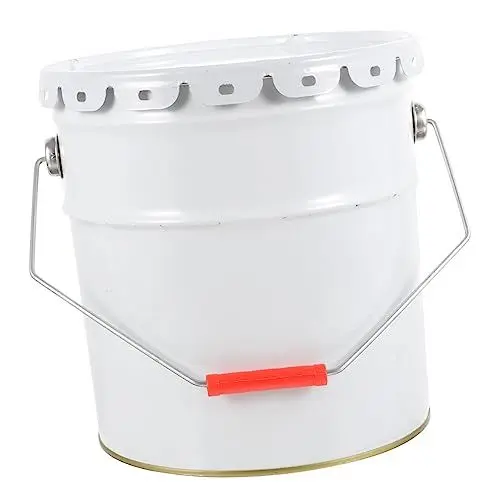 Produktbild: Gadpiparty 10l Leere Farbdose Mit Griff Metall-farbeimer Weißblech-Material Große Kapazität Für Zuhause Und Garage