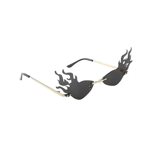 Produktbild: Gadpiparty Geschenk Für Männer Sonnenbrille Geschenke Für Männer Partybrille Fotorequisite Flamme-party-brille Rahmenlos