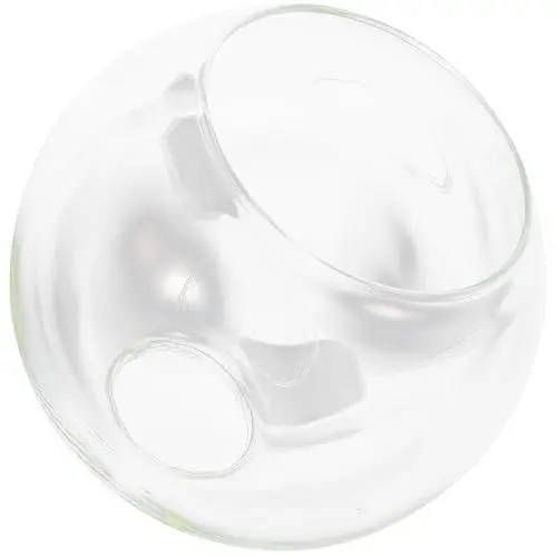 Produktbild: Gadpiparty Glas-Lampenschirm Runde Kugel -Lichtabdeckung Transparenter Lampenschutz E27-Doppelöffnungsloch Beleuchtungskörper-Ersatz Für Pendelleuchte Wandleuchte B
