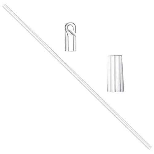 Produktbild: Gadpiparty Transparente Vorhangzugstange Fensteröffner Stab Für Jalousien Und Vorhänge Inkl Gardinenstangen Haken Ideal Für Einfache Handhabung Von Fensterblenden Und Rollos