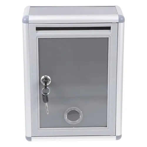 Produktbild: Gadpiparty Metall Briefkasten Für Vorschläge Und Beschwerden Wandmontierbare Box Mit Schloss Für Schule Und Büro Langlebige Aluminiumlegierung Für Sichere Aufbewahrung Von Briefen Und Geld