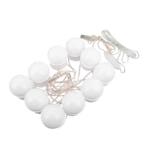 Produktbild: Gadpiparty LED-Lichtkugel einfügen Spiegel für Kommode Schminktischlampen leds birnen led_leuchtmittel Schminkleuchten für Spiegel Schließen Sie das Make-up-Licht an Die Glühbirne Licht-Kit
