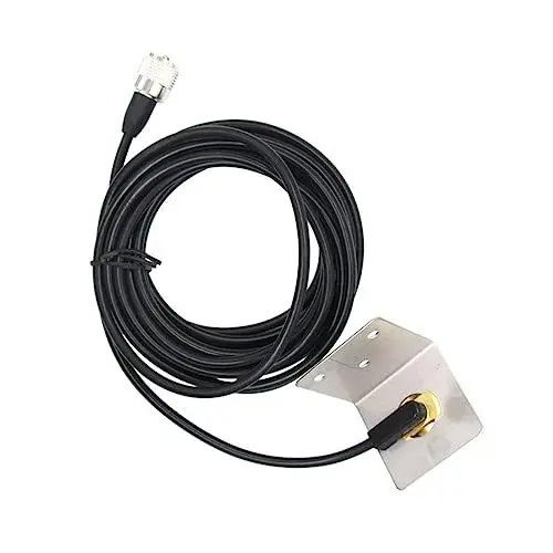 Produktbild: Gadpiparty NMO-Linie Edelstahlkabel Verlängerungskabel Kabelhalter Auto Stehen NMO-Halterung NMO-Kabel Mobilfunkantenne für Fahrzeuge Walkie-Talkie montieren Fensterclip Rostfreier Stahl