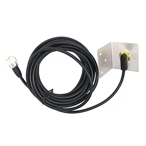 Produktbild: Gadpiparty NMO-Linie Kabelhalter Antenne NMO-Kabel Radio Halter Autohalterung Verlängerungshalter für Autoradio NMO-Halterung Rostfreier Stahl montieren Verlängerungskabel Kupfer