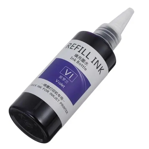 Produktbild: Gadpiparty Nachfülltinte für Selbstfärbende Stempel Archivqualität Lichtecht für Firmenstempel und Personalisierte Stempel Violette für Langlebige Drucke