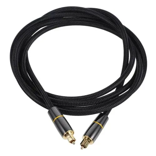 Produktbild: Gadpiparty Optisches Audio Kabel Kanal Lichtwellenleiter-kabel Für Heimkino Und Audio-geräte Vergoldete Stecker Stabiler Und Langlebige Materialien
