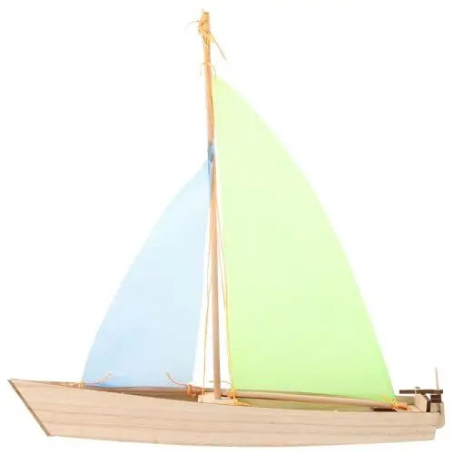 Produktbild: Gadpiparty Segelmodell Miniatur-Segelboot Holzsegelboot-Ornament Pädagogisch Für Holzpuzzles Boote Holzsegelboot-Kits Autopuzzles Für Holzboote
