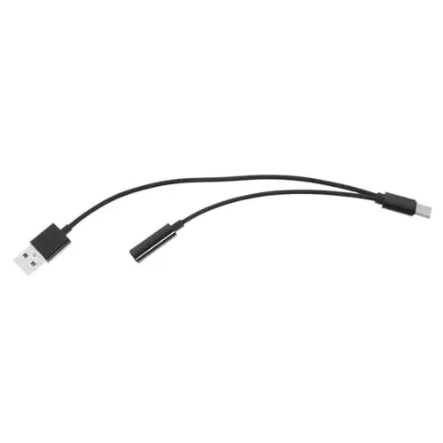 Produktbild: Gadpiparty Typ C Zu Klinkenadapter USB 31 Typ C Stecker Auf Dual Aux Audio Buchse Hochwertiger Audio Adapter Für Smartphones Und Tablets