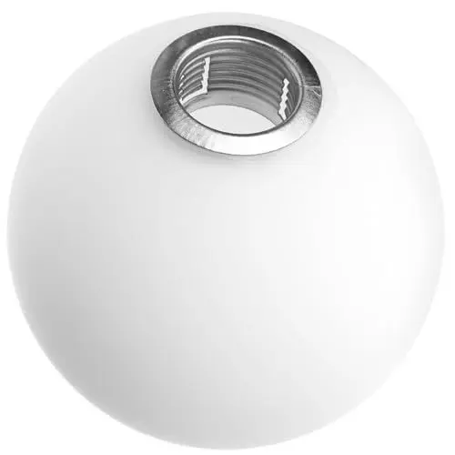 Produktbild: Gadpiparty Weißer Glaskugel-Lampenschirm Ersatz Für Runde Kugellampe Kronleuchter Deckenleuchte Kugelschirm Für Hängewandlampe