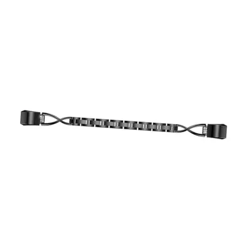 Produktbild: Gadpiparty X-förmiges Edelstahlarmband Für Herren Schwarz X-förmiges Diamantarmband Metallarmband Mit Verschluss