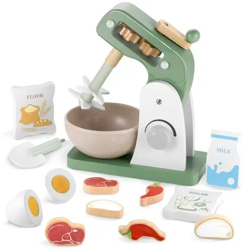 Produktbild: GAGAKU Holzspielzeug Mixer Spielküche Zubehör Pretend Play Food Sets für Kinder