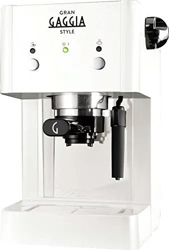 Produktbild: Gaggia Macchina da caffè manuale RI8423/21 Gran Style Kaffeemaschine, weiß, Kunststoff, 2 Cups