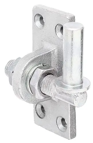 Produktbild: GAH-Alberts 318246 Kloben zum Anschrauben | verstellbar um 20 mm | galvanisch gelb verzinkt | Dornmaß Ø16 mm | Platte 105 x 45 mm