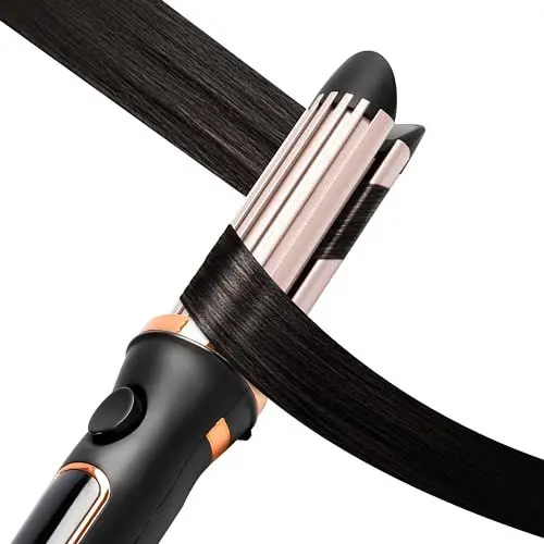 Produktbild: Gaily Glätteisen & Lockenstab 2 in 1, mit Kaltluftfunktion zur Fixierung, Curling Iron & Straightener, Schnellaufheizung 30s, 120°C-220°C, LCD-Display