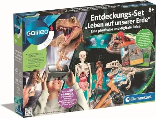 Produktbild: Galileo Lab Entdeckungs-Set Leben auf unserer Erde - Experimentierkasten mit VR-Erlebnis - Spielzeug für Kinder ab 8 Jahren, 59366 von Clementoni