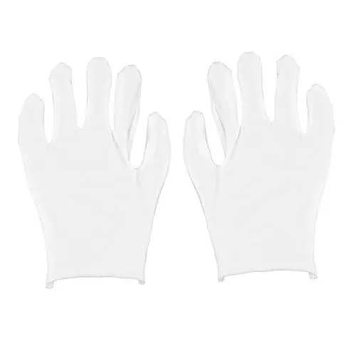 Produktbild: GALPADA Schutzhandschuhe 12 Paar Weiße Arbeitshandschuhe Aus Baumwolle Für Damen Gartenreinigung Industrie