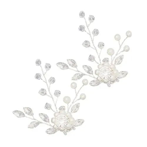 Produktbild: GALPADA 1 Paar Blumen Schuhclips Hochzeitsfeier Schuh Kristall Schuhclips Diy Schuhschnalle Perlenhochzeitsschuhe Schuhclips Aus Kristall Strass-schuh Schmuck Braut Handbuch