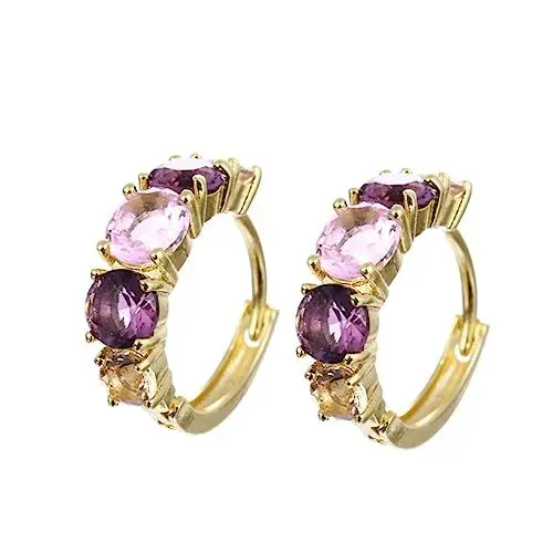 Produktbild: GALPADA Elegante Zirkonia-ohrringe Für Damen – Leicht Und Bequem Nickelfrei Und Nickelfrei Ideales Zum Geburtstag Schulabschluss Muttertag