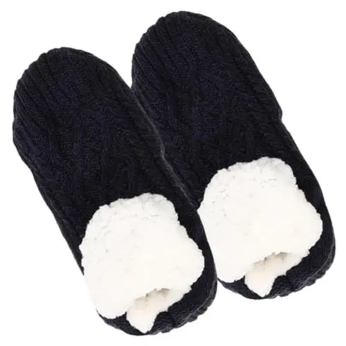 Produktbild: GALPADA Slier Socks Fuzzy Slier Socks Damen Warme Indoor-sliersocken mit Fleece-futter -sliersocken für Damen