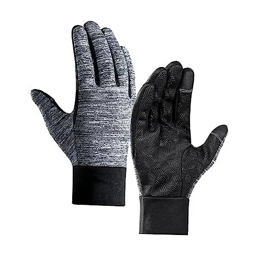 Produktbild: GALPADA Bildschirmhandschuhe Winddichte Arbeitshandschuhe Für Outdoor-aktivitäten Wandern Radfahren Snowboarden - Grau
