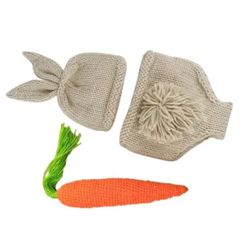 Produktbild: GALPADA 1 Set Kinder Fotografie Kleidung Neugeborene Fotografie Kostüm Neugeborenes Kostüm Wollstrick Outfits Säugling Fotografie Outfits Requisiten Kleidung