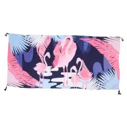Produktbild: GALPADA 1 Stück Flamingo Bedruckter Schal Flamingo Bedruckter Schal All Match Schal Umhang Strandtuch Strandschal Sonnenschutz Schal Baumwollschal