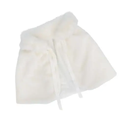 Produktbild: GALPADA Warmer Hochzeitsschal Für Braut Und Brautjungfer Eleganter Brautschal Weiß Einfacher Stil Für