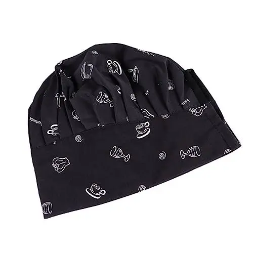 Produktbild: GALPADA Restaurant Kochmütze Küchenuniform Hut Bequeme Baumwolle Polyester