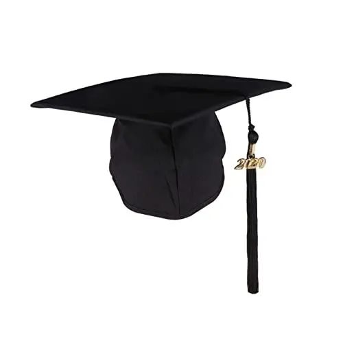 Produktbild: GALPADA 2020 Schwarze Abschlussrobe Arzt Graduierung Kappe Grad Party-outfits Doktorhut Und -kittel Bachelor-abschlusskappe Junggesellenmütze Und Kleid Kappe Für Grauer Stein Student Uni