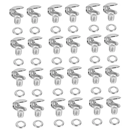 Produktbild: GALPADA 20St schuh stiefel DIY schnalle Schnürsenkel-Accessoires Popcornmaschine schuhreparatur schuhclips Turnschuhe Dekorationen für Aquarien Schnürsenkelschnallen aus Messing Handtasche