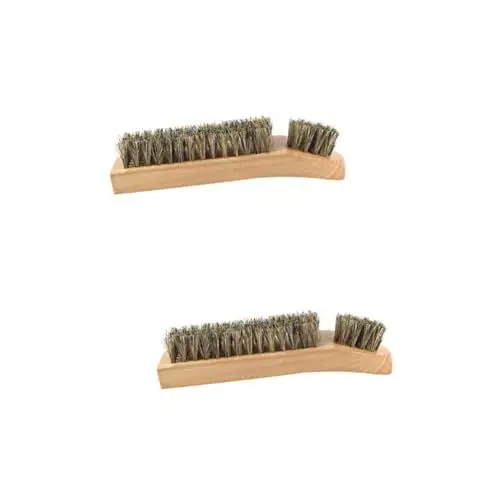 Produktbild: GALPADA 2stücke Holz-schuhbürste Mit Borsten Professionelle Reinigung Für Stiefel Schuhe Und Lederwaren Für Zuhause Und Werkstatt Ergonomisches Design Für Müheloses Polieren Und
