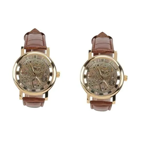 Produktbild: GALPADA 2St mechanische Armbanduhr Mechanische Herrenuhr Automatikuhr Herrenuhren armbanduhren für damen Herrenarmbanduhren automatische mechanische uhr automatische Armbanduhr