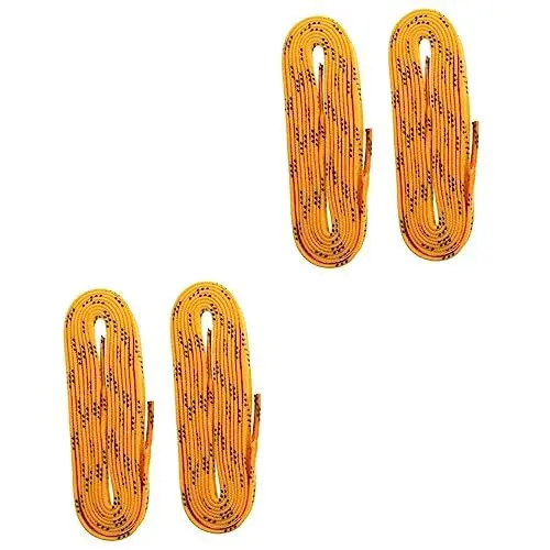 Produktbild: GALPADA 2paare Elastische Hockey-schnürsenkel Gelb Schnürsenkel Für Schlittschuhe Sneakers Und Sport Schuhe Strapazierfähig Und Für Altersgruppen