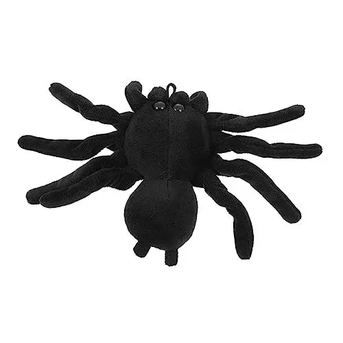 Produktbild: GALPADA 2 STK Spinnenbrosche Halloween anhänger funnytoys longieren The Black Spider Halloween-Party- realistische Tierfiguren Festival-Hängedekoration Halloween-Ornamente Plüsch