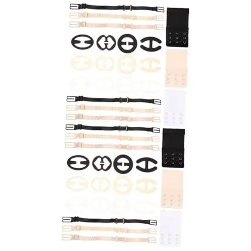 Produktbild: GALPADA 2 Sätze Anti-rutsch-Schnalle Für Unterwäsche BH Für Trägerloses Kleid BH-Haken Clips Verhindern, DASS Die BH-träger Verrutschen BH-Halter Kleiderverlängerung Damen-BH Plastik