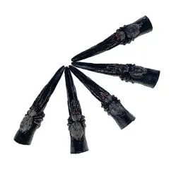Produktbild: GALPADA 2 Sätze falsche Fingernägel Halloween-Dekor gefälschte Fingernägel Halloween gefälschte lange Nägel Halloween-Spinne halloween party halloween dekoration falsche Nägel Spinnennägel