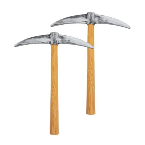 Produktbild: GALPADA 2 Stück Gefälschte Spitzhacke Requisite Simulation Spitzhacke Modell Zwerg Spitzhacke Schaum Cosplay Spitzhacke Gartenarbeit Für Kinder Cosplay Kostüm