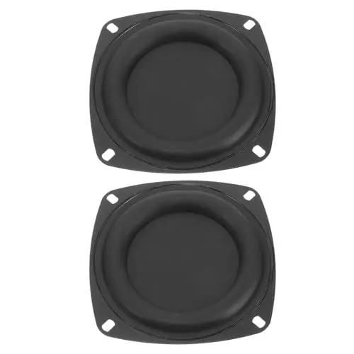 Produktbild: GALPADA Lautsprechergitterstoff 2 Stück Lautsprecher-vibrationsplatten Bass-vibrationsmembran Kfz-lautsprecherteile Autozubehör (10 2 cm) Car Speaker