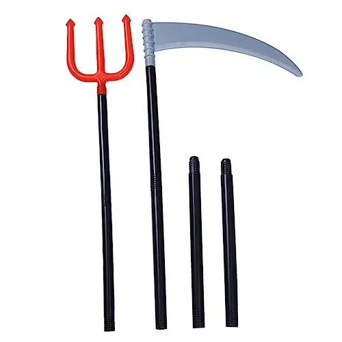 Produktbild: GALPADA Lustiges Halloween-Spielzeug 2 Stück Sense Und Aus Kunststoff Große Requisite Für Kostüme