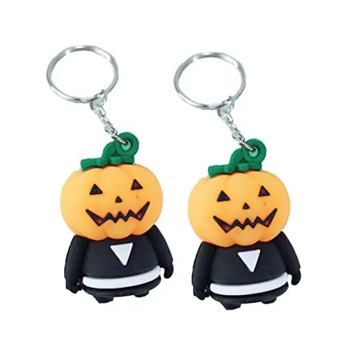 Produktbild: GALPADA 2st Schlüsselring Spielzeug Dekor Schlüsselanhänger Hängender Schlüsselanhänger Halloween Kind Kürbis
