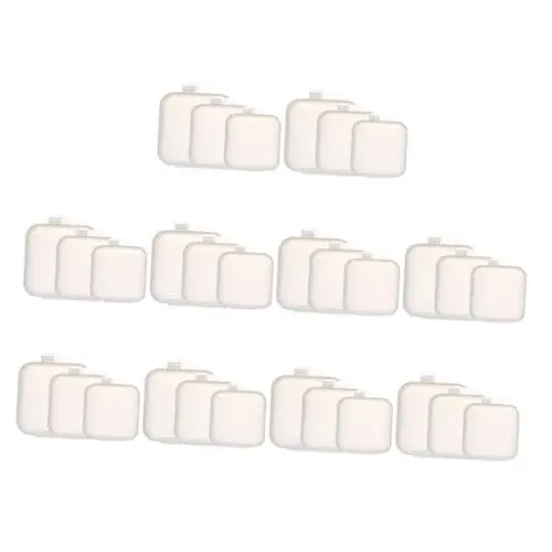 Produktbild: GALPADA 30pcs Mini Schmuck Organizer Box Lagerung Fall Für Ohrringe Ohrring Rücken Perlen Kunststoff Tragbare